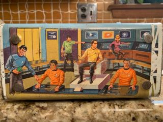 Star Trek 1968 Dome - Top Metal Lunch Box in.  Thermos incl 2
