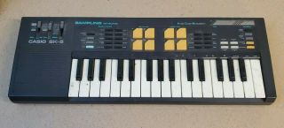 Casio Sk - 5 Vintage Sampling Pulse Code Modulation Keyboard Pcm Rhythm