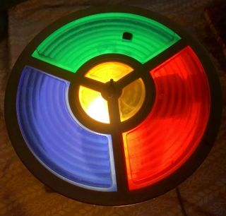 Vintage Electric 4 Color Wheel For Aluminum Christmas Tree