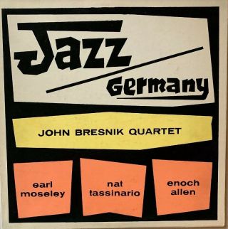 John Bresnik Quartet Jazz/german Lp Very Rare 1963 Promo Vinyl Record