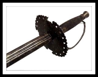 Antique 17th - 18th C.  American Revolution European Rapier Sword,  Maker Mrked