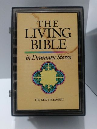 The Living Bible On Cassette Tapes In Dramatic Stereo The Testament