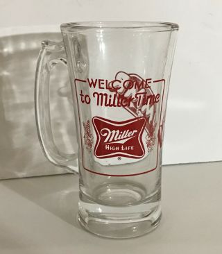 Vintage 93.  3 Wmmr Miller High Life Glass Beer Mug