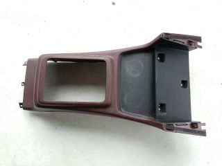 92 - 93 Accord Shifter Console Auto Vintage Red Bezel Front Center Oem