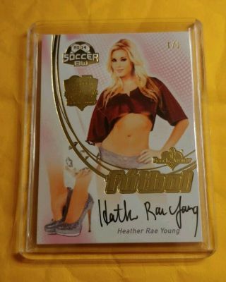 Heather Rae Young Benchwarmer 25 Years Series 2 Futbol Soccer Auto Card (1/1)