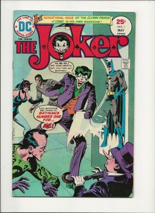The Joker 1 Batman 1st Solo Joker,  Dc 1975,  Movie Coming Out In October.
