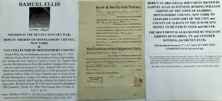 Revolutionary War Soldier Sheriff Montgomery County Ny Gold Document Signed 1807