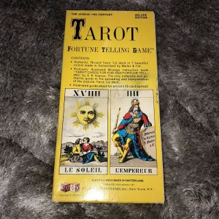 Vintage 1970 S.  R.  Kaplan Tarot Deck 1JJ 78 Card Set Fortune Telling Game 2
