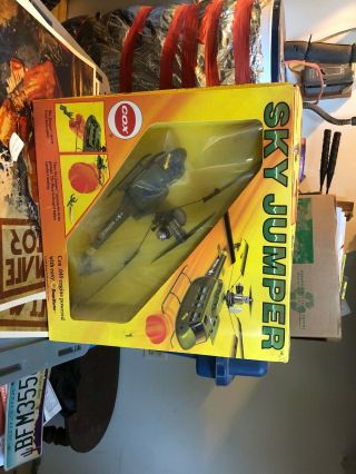 Vintage Cox Sky Jumper Gas Powered Helicopter Never Taken Out Of Box