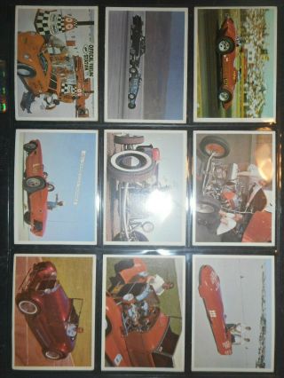 1965 Hot Rod Spec Sheet Complete (66) Card Set Donruss