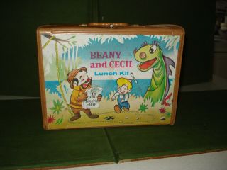 1961 Beany And Cecil Vinyl Lunchbox,  Eye Appeal,  Rare Version