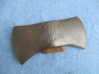 Vintage Kelly Hand Made Axe Head Embossed Needs Restore Double Bit