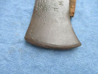 Vintage Kelly Hand Made Axe Head Embossed needs Restore Double bit 3