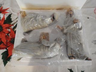 Vintage Lenox The Three Kings Classic Nativity Scene Figurines Porcelain 1995