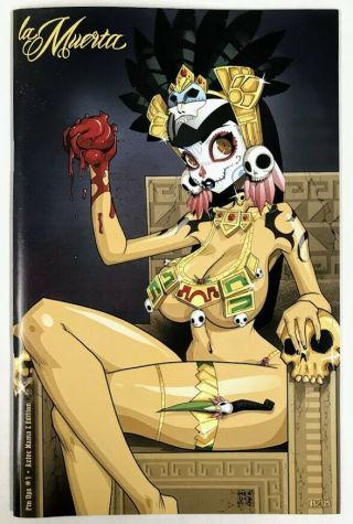 La Muerta: Pin Ups 1 - Aztec Mama Z Edition 85 Of 125 (dan Mendoza)
