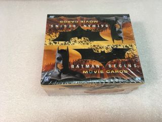 Topps Batman Begins Movie Cards Box W/ 24 Packs