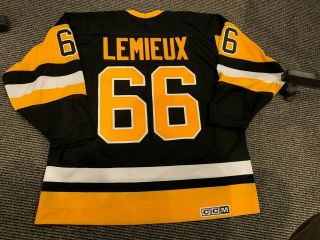 Mario Lemieux Pittsburgh Penguins Vintage Ccm Xl Canada Jersey Not Worn