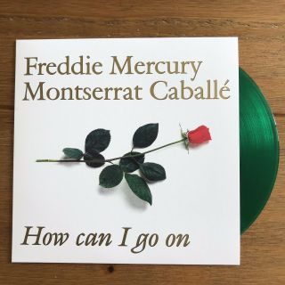 Freddie Mercury & Montserrat Caballe - How Can I Go On 7 " Green Vinyl Queen