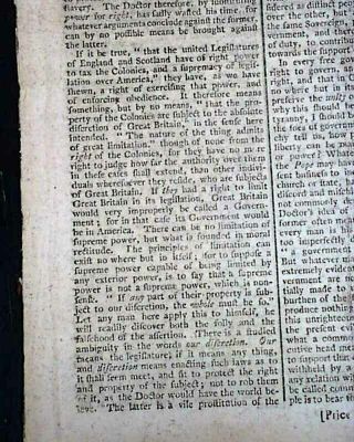 SIEGE OF BOSTON George Washington Attacks & British Evacuate 1776 UK Newspaper 2