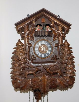 Totl Vintage Regula Musical Cuckoo Clock Germany 8 Day Movement Vnc