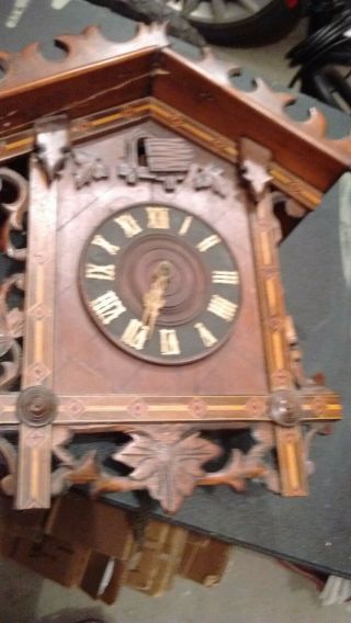 Large Antique Cuckoo Clock