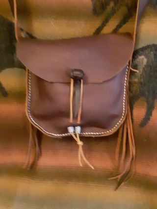 Mountain Man Possibles Bag W/ Leather Button Closure