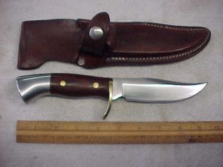 Vintage Westmark Usa By Western Cutlery Company 702 Hunting Knife W Sheath