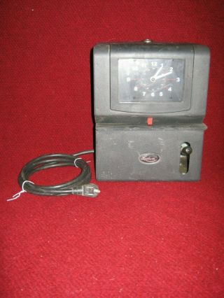 Vintage Lathem Model 2101 Time Clock Made In Usa