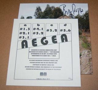 AEGEA WPC signed Billy Corgan Smashing Pumpkins 2 red LP vinyl record 459 2