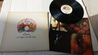 Queen - Freddie Mercury - A Night At The Opera - Decent - 3 - 5 Press Vinyl Lp