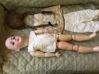 simon halbig antique german bisque dolls Fully Jointed Teeth 26 Inches. 2