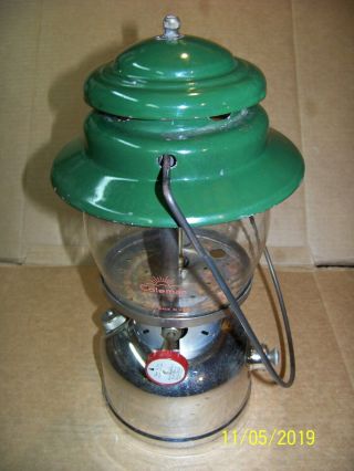 Vintage Coleman 236a Lantern Chrome Fount - Made In Canada - Dated 12/68