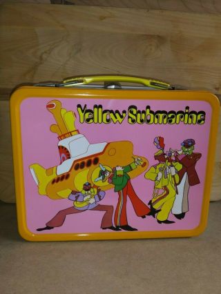 THE BEATLES VINTAGE 1968 YELLOW SUBMARINE LUNCHBOX & THERMOS IN CUSTOM CASE 3