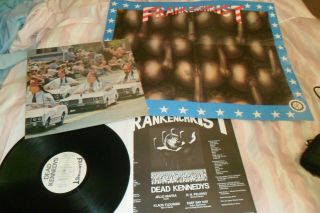 Dead Kennedys - Frankenchrist Lp,  Rare Poster,  Inner Sleeve Punk Ex/ex