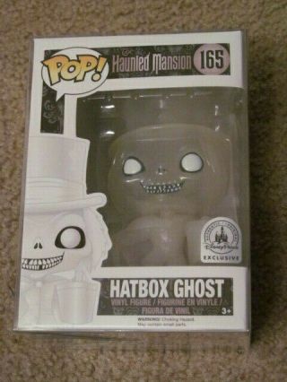 Funko Pop Haunted Mansion Hatbox Ghost Disney Correct Box Nib 165 Not Error