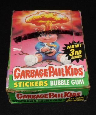 1985 Garbage Pail Kids Series 3 Wax Box (48 Green Packs)
