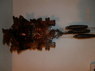 Black Forest Musical Cuckoo Clock With Revoling Dancers