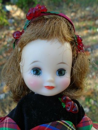 Vintage 1950s American Character 8 " Betsy Mccall Doll In Tonner Holiday Costume