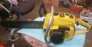Vintage Collectible Mcculloch Pro Mac 10 - 10 Chainsaw With 16 " Bar