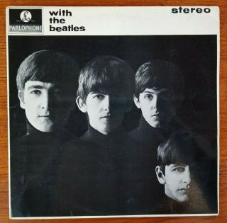 With The Beatles Uk Stereo Parlophone 1st Press Lp Vinyl Record Album