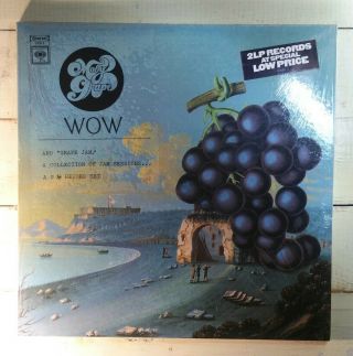 Nm 2 Lp Moby Grape Wow & Grape Jam In Shrink 1968 Psych Cxs3 Rare 1a/2a