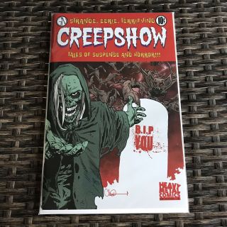 Sdcc 2019 Creepshow Comic Issue 0 Signed By Greg Nicotero 1000 Print Run Sudder