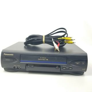 Panasonic Omnivison Pv - V4022 Video Cassette Vcr Vhs Player No Remote Vtg