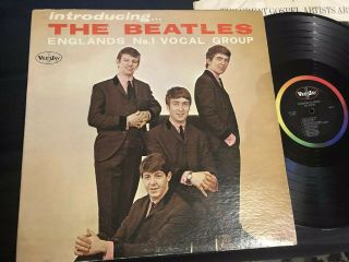 The Beatles,  Introducing The Beatles 1964 Rare Oval Label Vg,  Vj1062 (v2) Mr1b