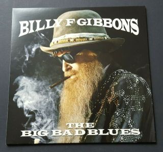 Billy F.  Gibbons (zz Top) : The Big Bad Blues Vinyl Lp Ltd Ed Red Vinyl (2019)