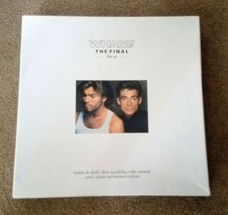 Wham The Final Box Set - Double Album Gold Vinyl Records - Complete Set