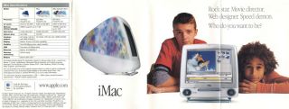 2001 Apple Flower Power / Blue Dalmatian G3 iMac Brochure 2