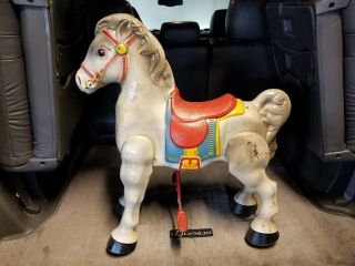 Vintage Mobo Metal Horse Ride On Toy D.  Sebel & Co.  England