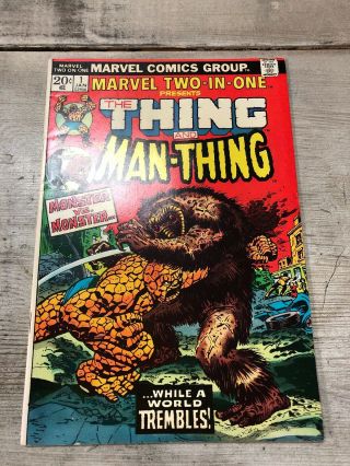 Marvel Two - In - One 1 (marvel 1974) Vf: (8.  0) Thing Vs.  Man - Thing/molecule Man