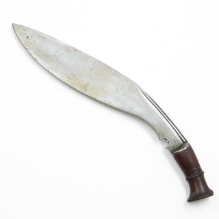 19th Century Nepalese Gurkha Long Leaf Kukri Fighting Knife